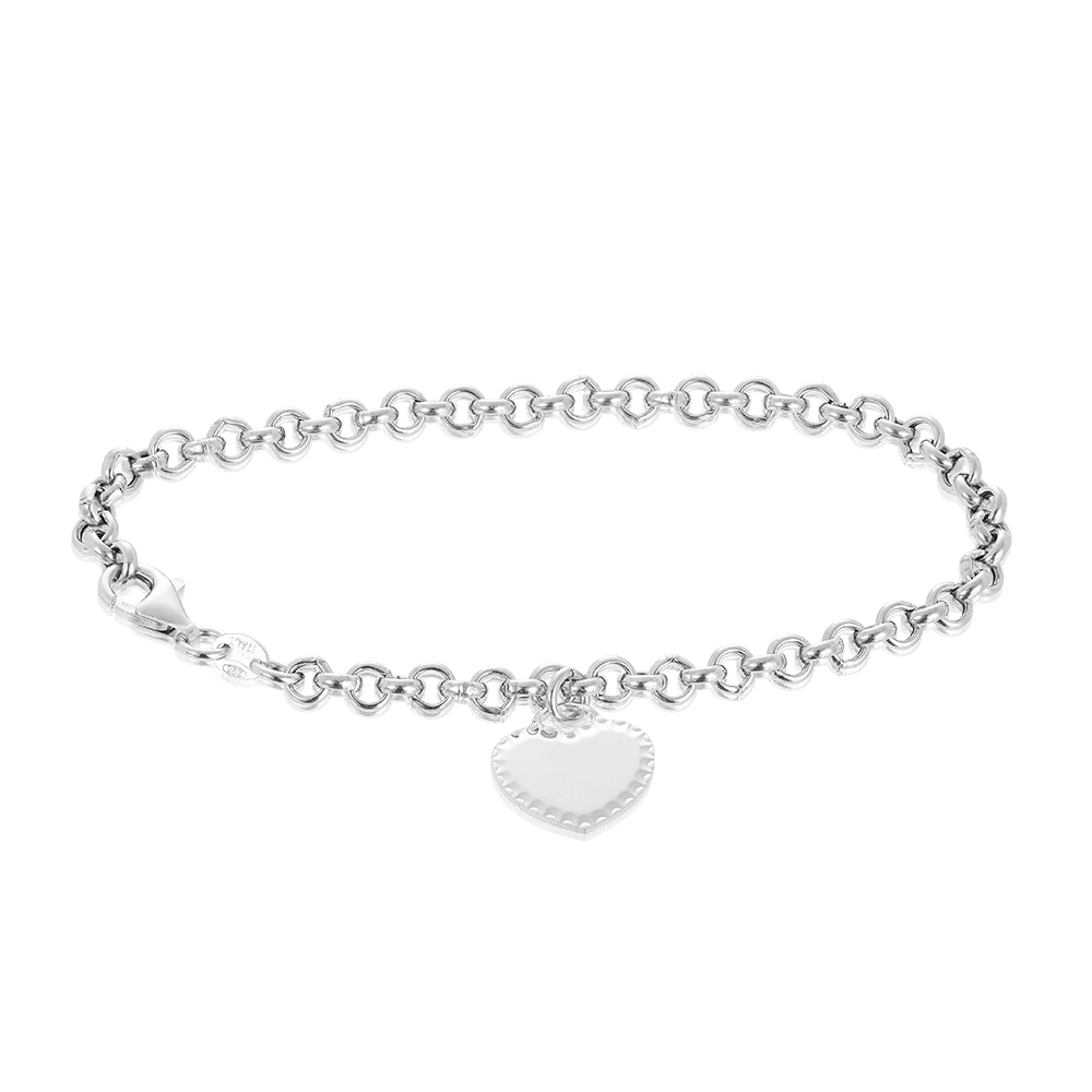 Heart Bracelet in Sterling Silver - Wallace Bishop