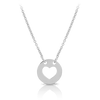 Heart Charm Necklace made in Sterling Silver - Wallace Bishop