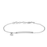 Heart Id Bracelet in Sterling Silver - Wallace Bishop