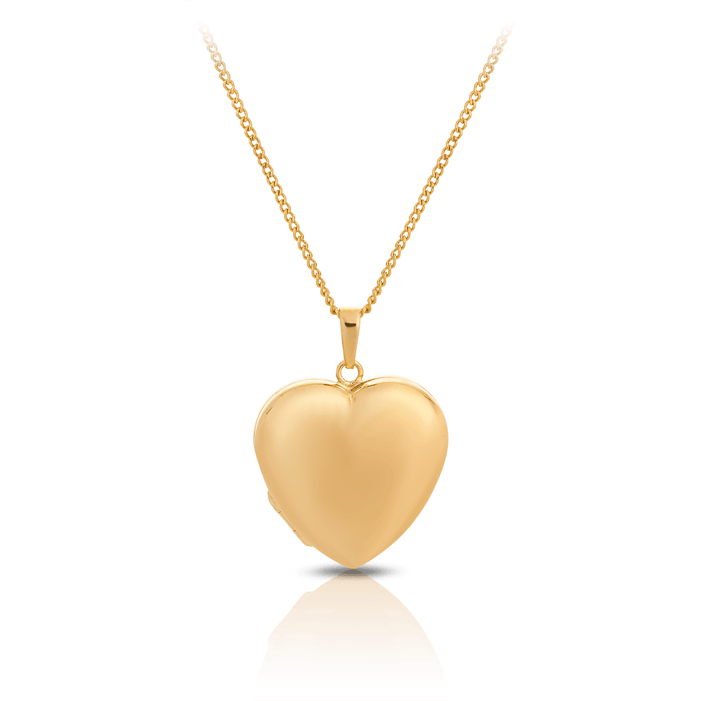 Heart Locket in 9ct Yellow Gold - Wallace Bishop
