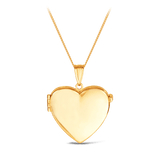 Heart Locket Pendant in 9ct Yellow Gold - Wallace Bishop