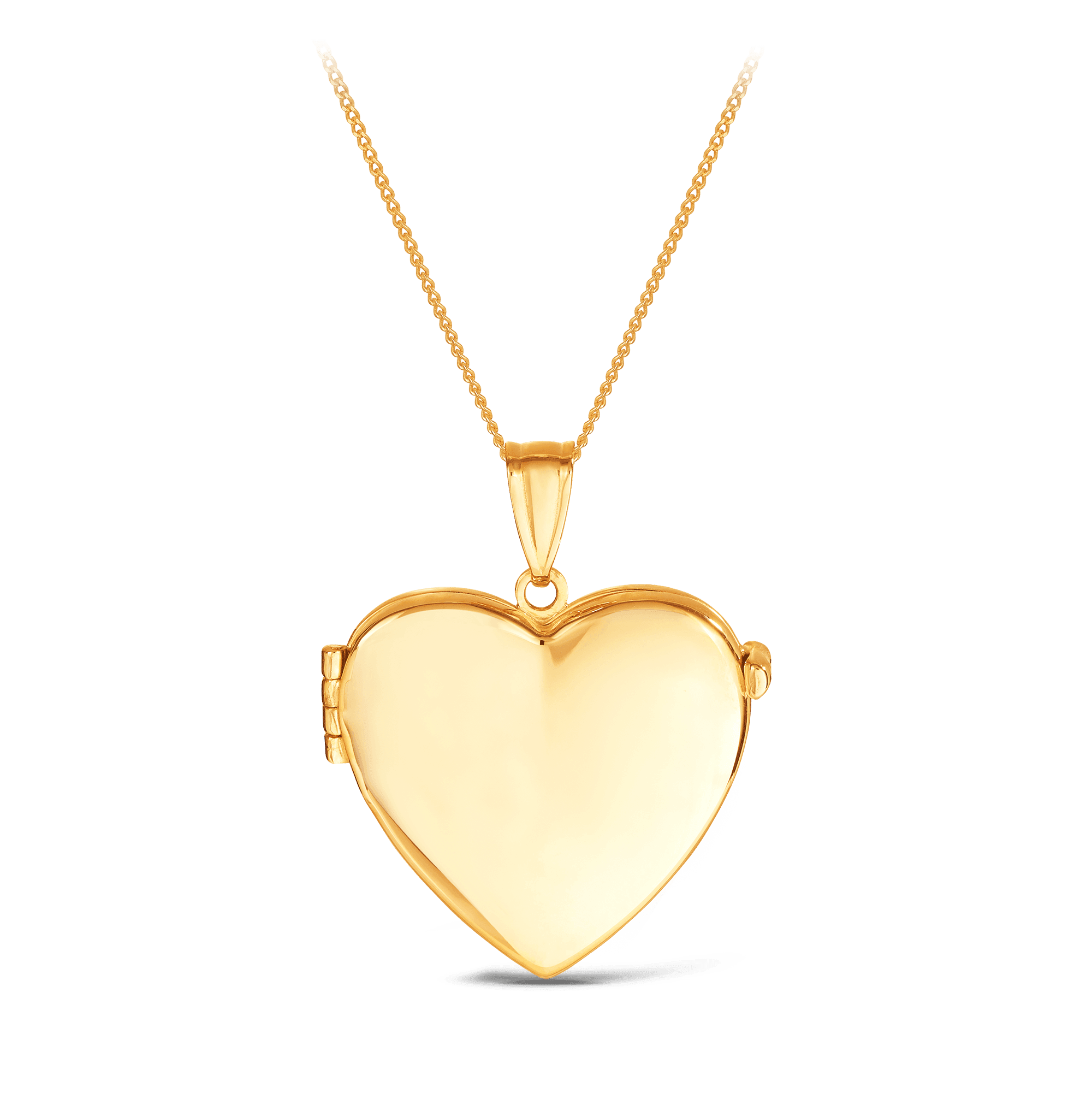 Heart Locket Pendant in 9ct Yellow Gold - Wallace Bishop