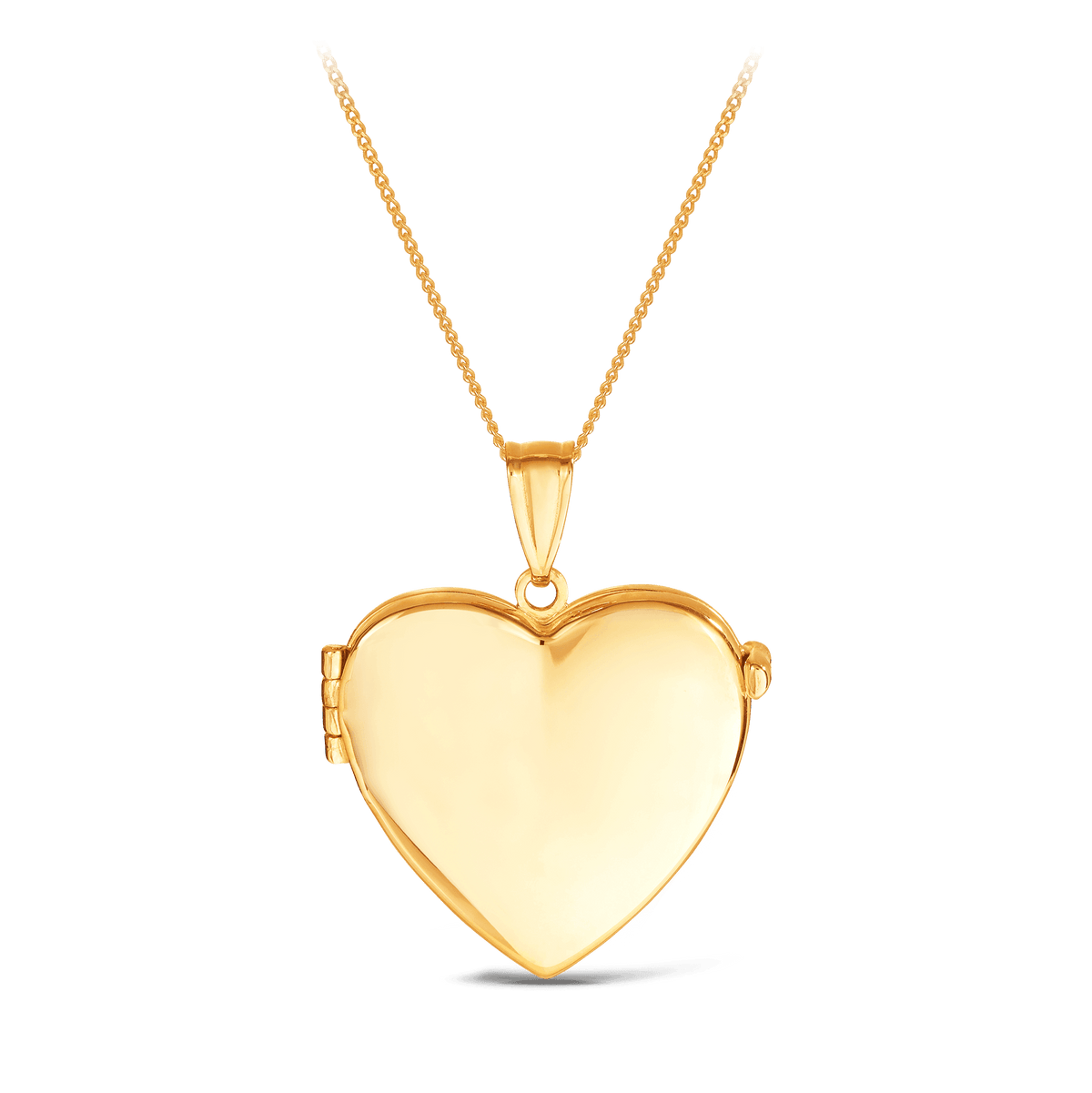 Heart Locket Pendant in 9ct Yellow Gold - Wallace Bishop