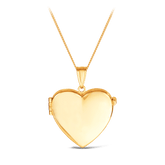 Heart Locket Pendant in 9ct Yellow Gold - Wallace Bishop