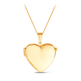 Heart Locket Pendant in 9ct Yellow Gold - Wallace Bishop