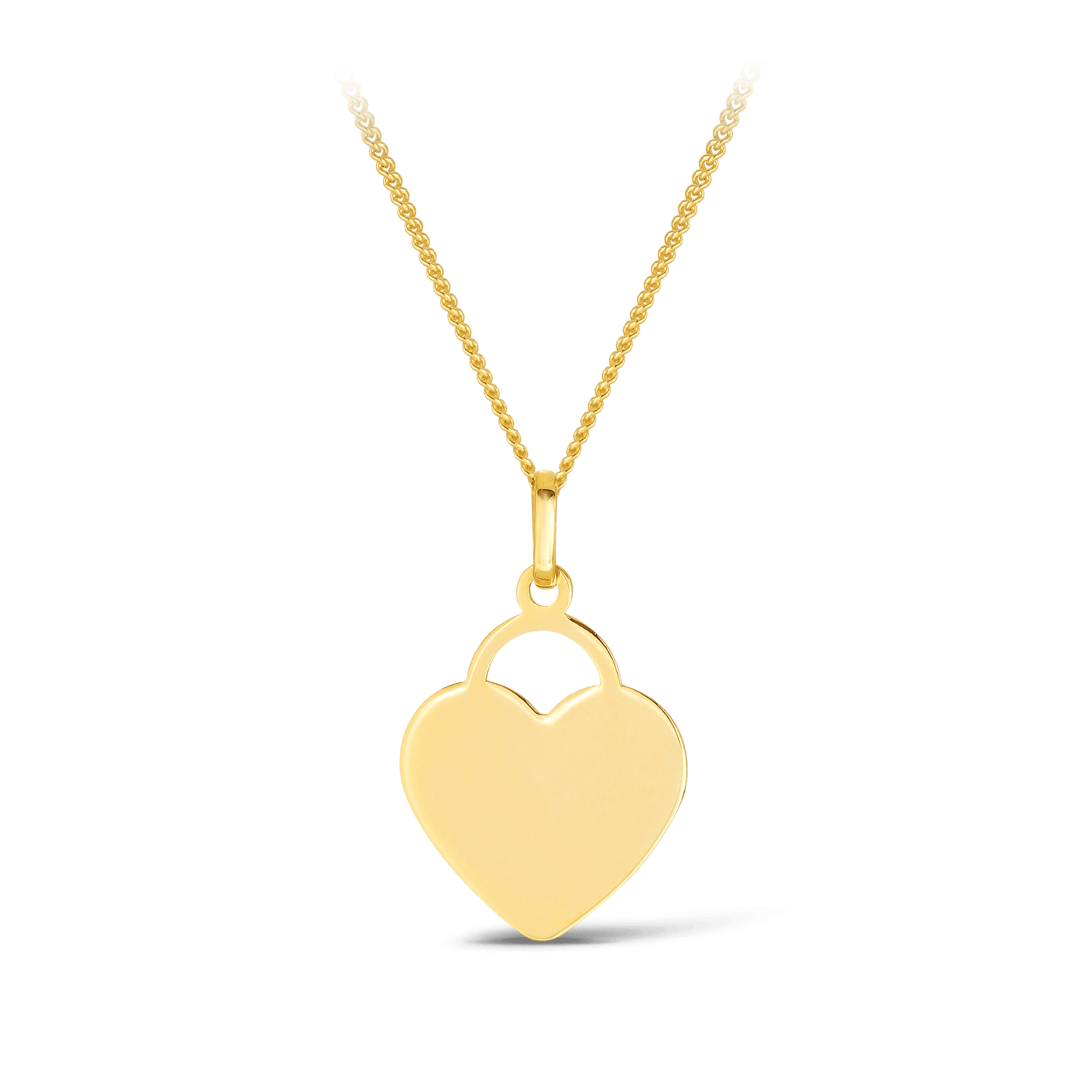 Heart Shape Pendant in 9ct Yellow Gold - Wallace Bishop