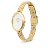 Daniel Wellington Juliette Braided Mesh White Sunray Gold