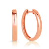 Huggie Earrings in 9ct Rose Gold - Wallace Bishop