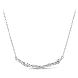 I Treasure® Diamond and Sterling Silver Twist Necklace - Wallace Bishop