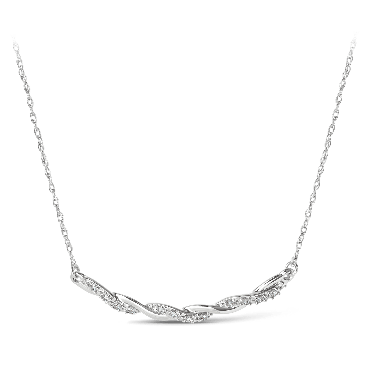 Silver twisted chain deals