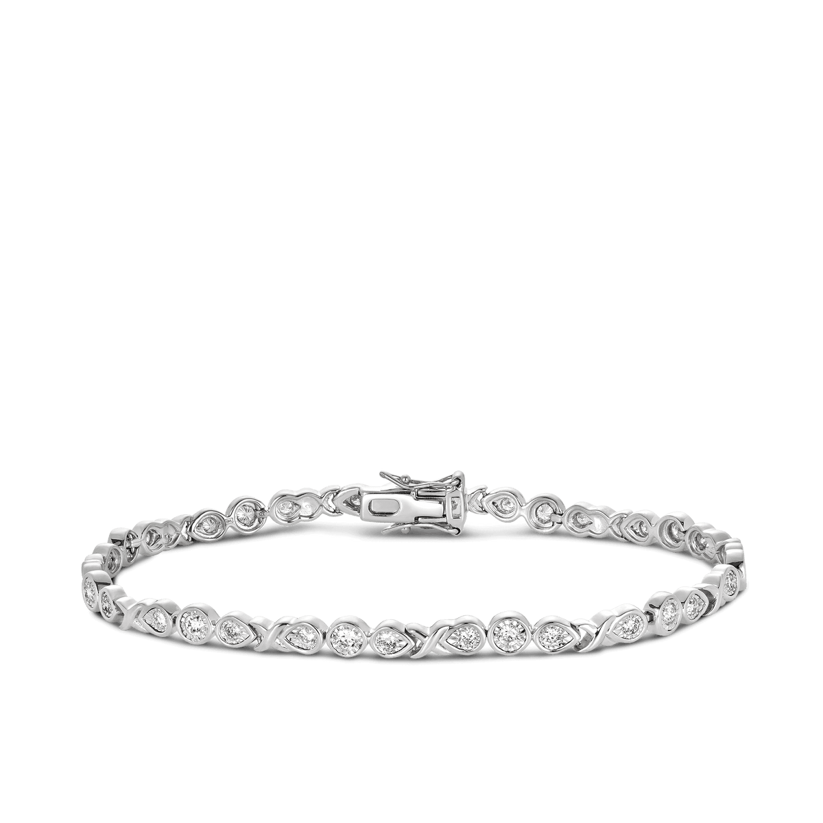 Diamond Tennis Bracelets Yellow White Gold Shop Online Australia