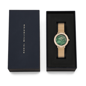 Daniel Wellington Crystalline Bezel Evergold Green Watch