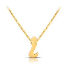 Initial Necklace in 9ct Yellow Gold - Wallace Bishop