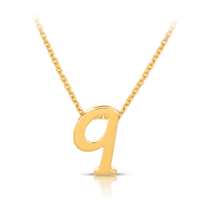 Initial Necklace in 9ct Yellow Gold - Wallace Bishop