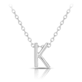 Initial Slider Necklace in Sterling Silver - Wallace Bishop