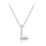 Initial Slider Necklace in Sterling Silver - Wallace Bishop