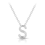 Initial Slider Necklace in Sterling Silver - Wallace Bishop