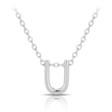 Initial Slider Necklace in Sterling Silver - Wallace Bishop