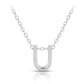 Initial Slider Necklace in Sterling Silver - Wallace Bishop