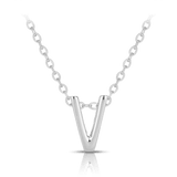 Initial Slider Necklace in Sterling Silver - Wallace Bishop