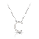 Initial Slider Necklace in Sterling Silver - Wallace Bishop