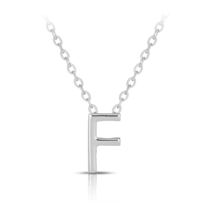 Initial Slider Necklace in Sterling Silver - Wallace Bishop