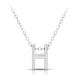 Initial Slider Necklace in Sterling Silver - Wallace Bishop