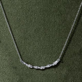 I Treasure® Diamond and Sterling Silver Twist Necklace