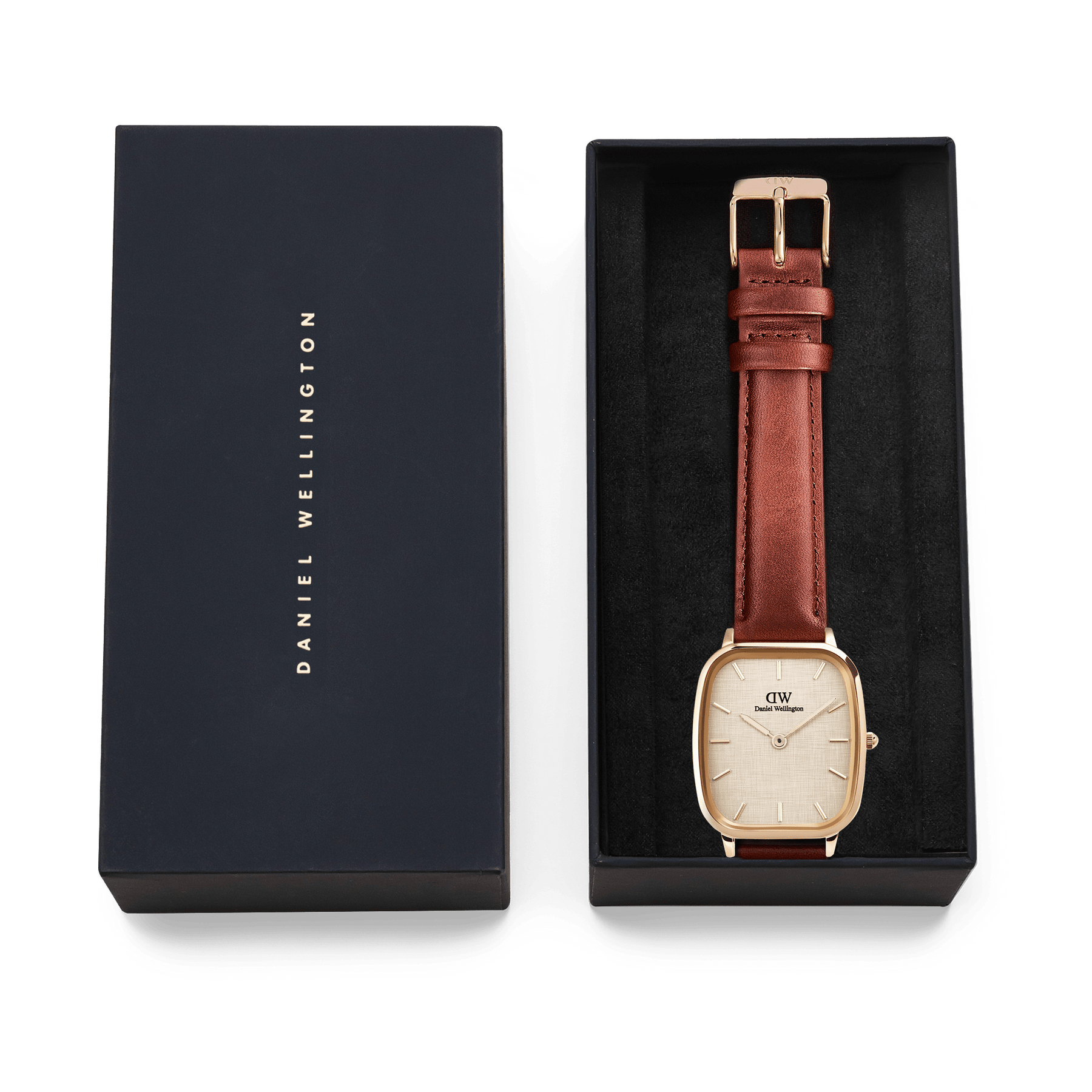 Daniel Wellington Marlon St Mawes Linen Rose Gold Watch