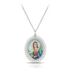 Jesus Pendant in Sterling Silver - Wallace Bishop