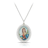 Jesus Pendant in Sterling Silver - Wallace Bishop