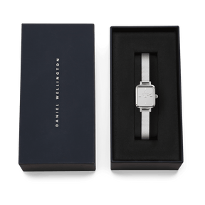 Daniel Wellington Quadro Mini Reflection Silver Watch