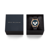 Daniel Wellington Iconic Chronograph Sheffield Arctic Panda Rose Gold