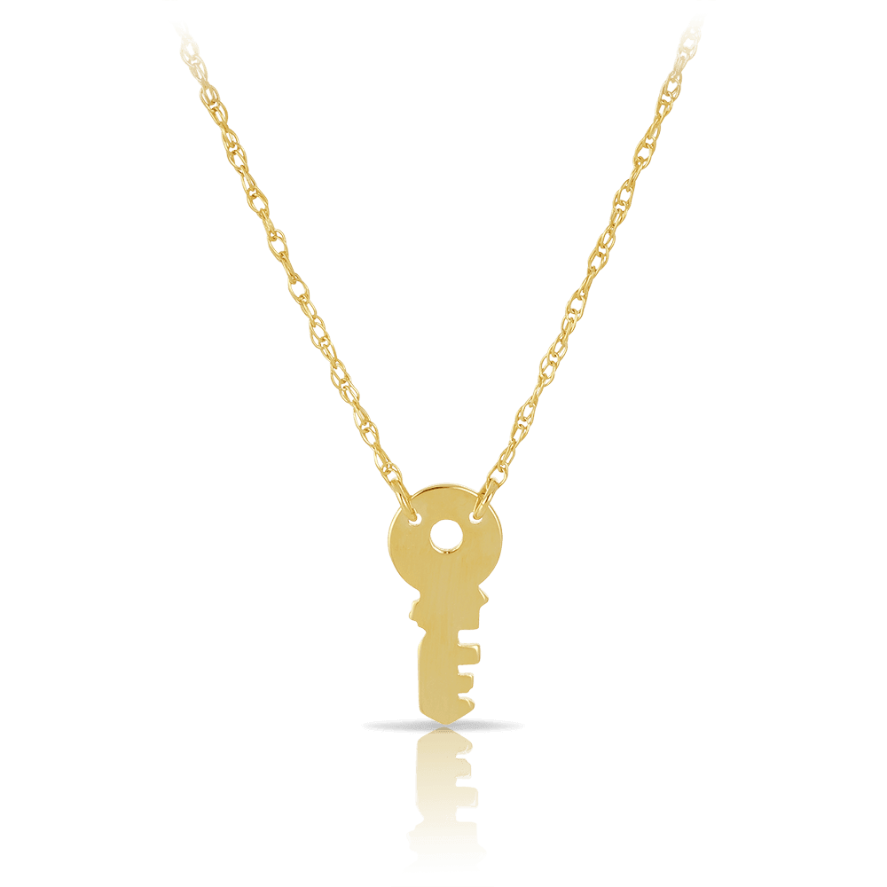 Key Necklace in 9ct Yellow Gold - Wallace Bishop