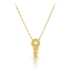 Key Necklace in 9ct Yellow Gold - Wallace Bishop