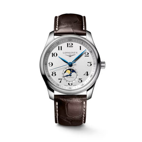 Longines Master Men's 40mm Stainless Steel Automatic Moon-phase Watch L2.909.4.78.3