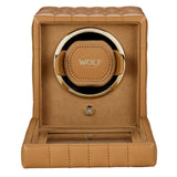 WOLF Lauren Single Watch Winder Tan 342107