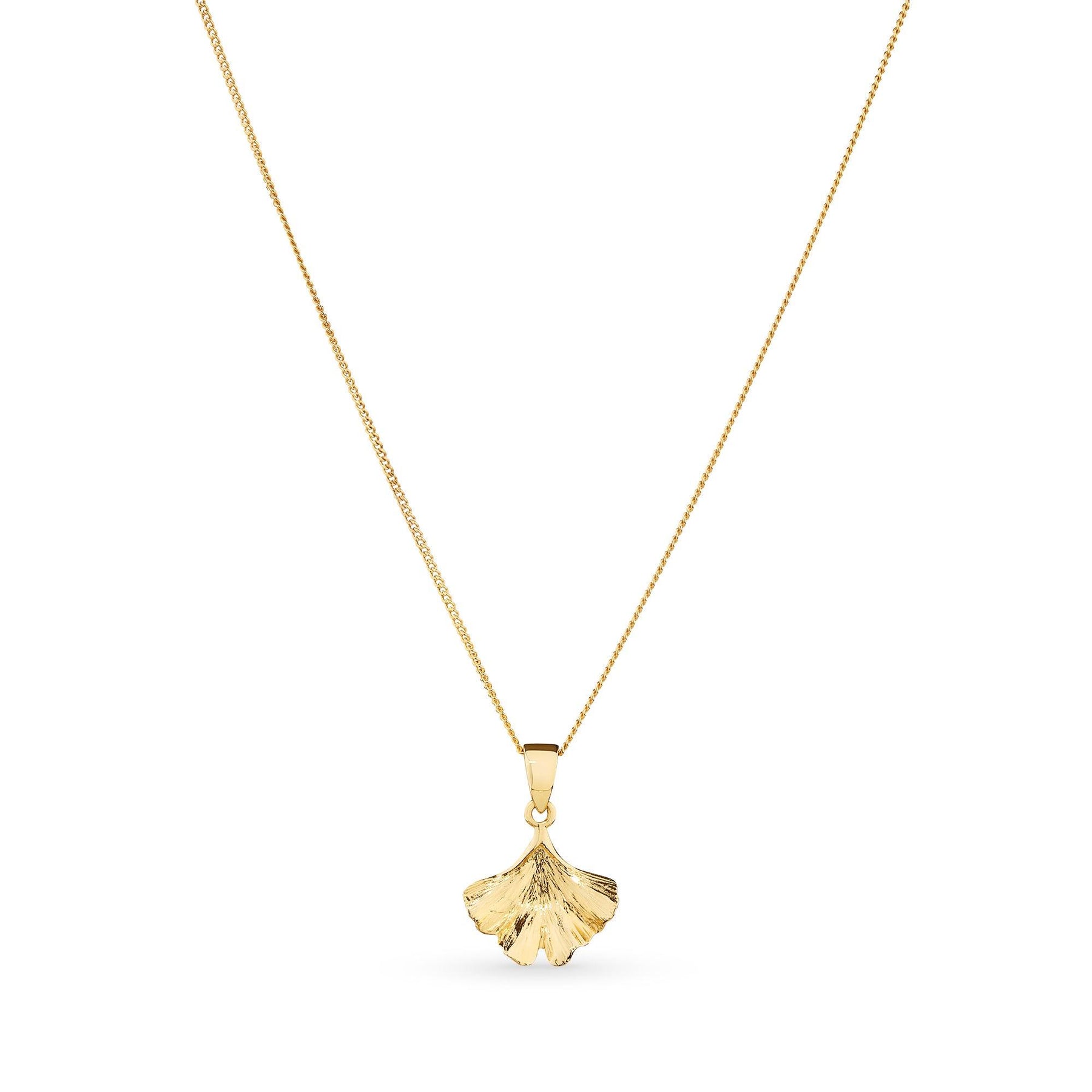 Leaf Pendant in 9ct Yellow Gold - Wallace Bishop