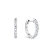 0.50ct TDW Lab-Grown Diamond Huggie Earrings in Sterling Silver
