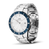 Daniel Wellington Iconic Paradigma Link Blue Bezel Watch