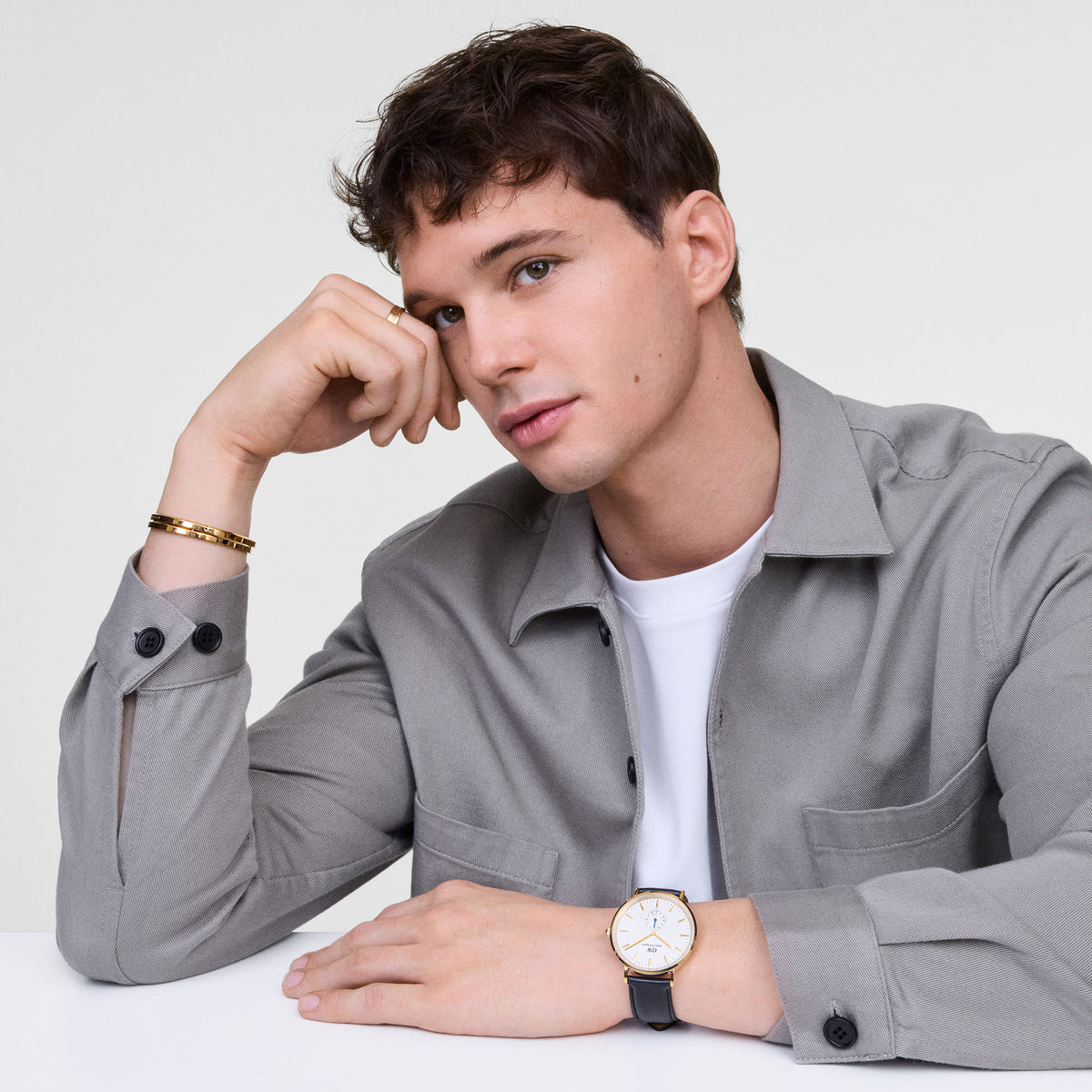 Daniel Wellington Classic Multi-Eye Sheffield Off-white Sunray Gold
