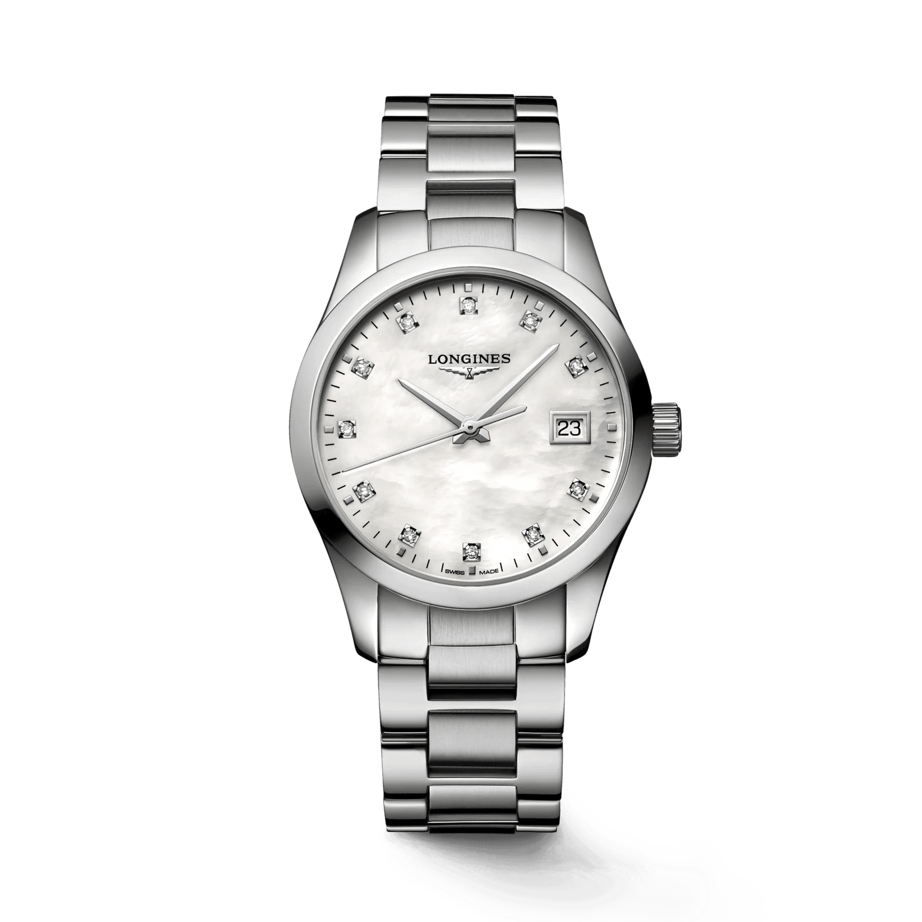 Longines Conquest Classic Women's 34mm Stainless Steel Quartz Watch L2.386.4.87.6 - Wallace Bishop