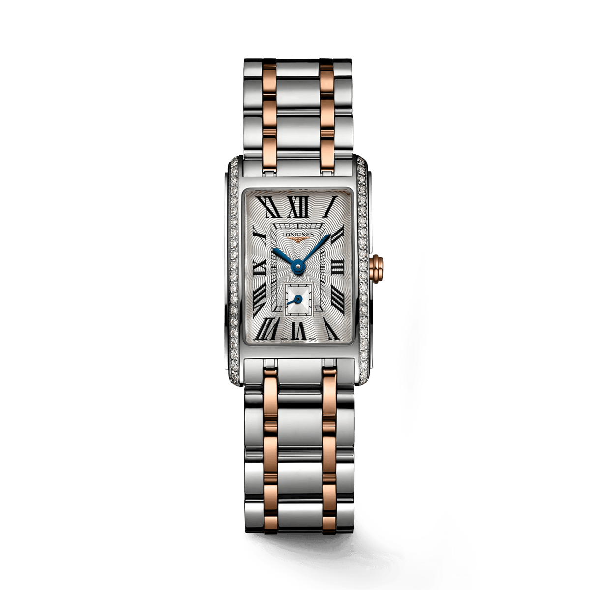 Longines DolceVita Women's 32mm Stainless Steel & Rose Quartz Watch L5.255.5.79.7 - Wallace Bishop