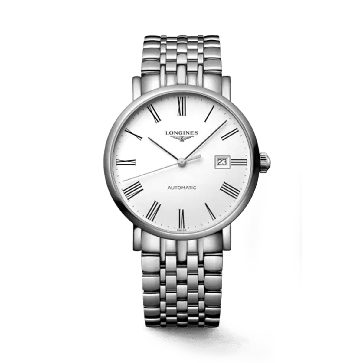 Longines Elegant Men's 39mm Stainless Steel Automatic Watch L4.910.4.11.6 - Wallace Bishop