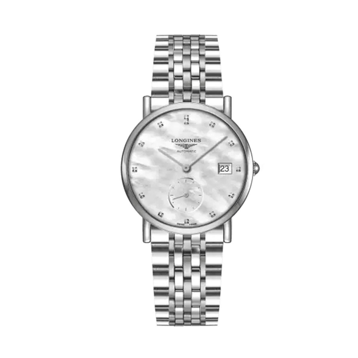 Longines Elegant Women's 34.5mm Stainless Steel Automatic Watch L4.312.4.87.6 - Wallace Bishop