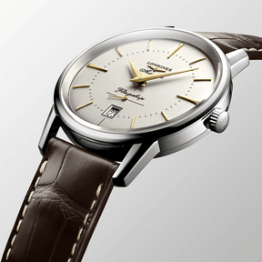 Longines Heritage Men's 38.50mm Stainless Steel Automatic Watch L4.795.4.78.2 - Wallace Bishop