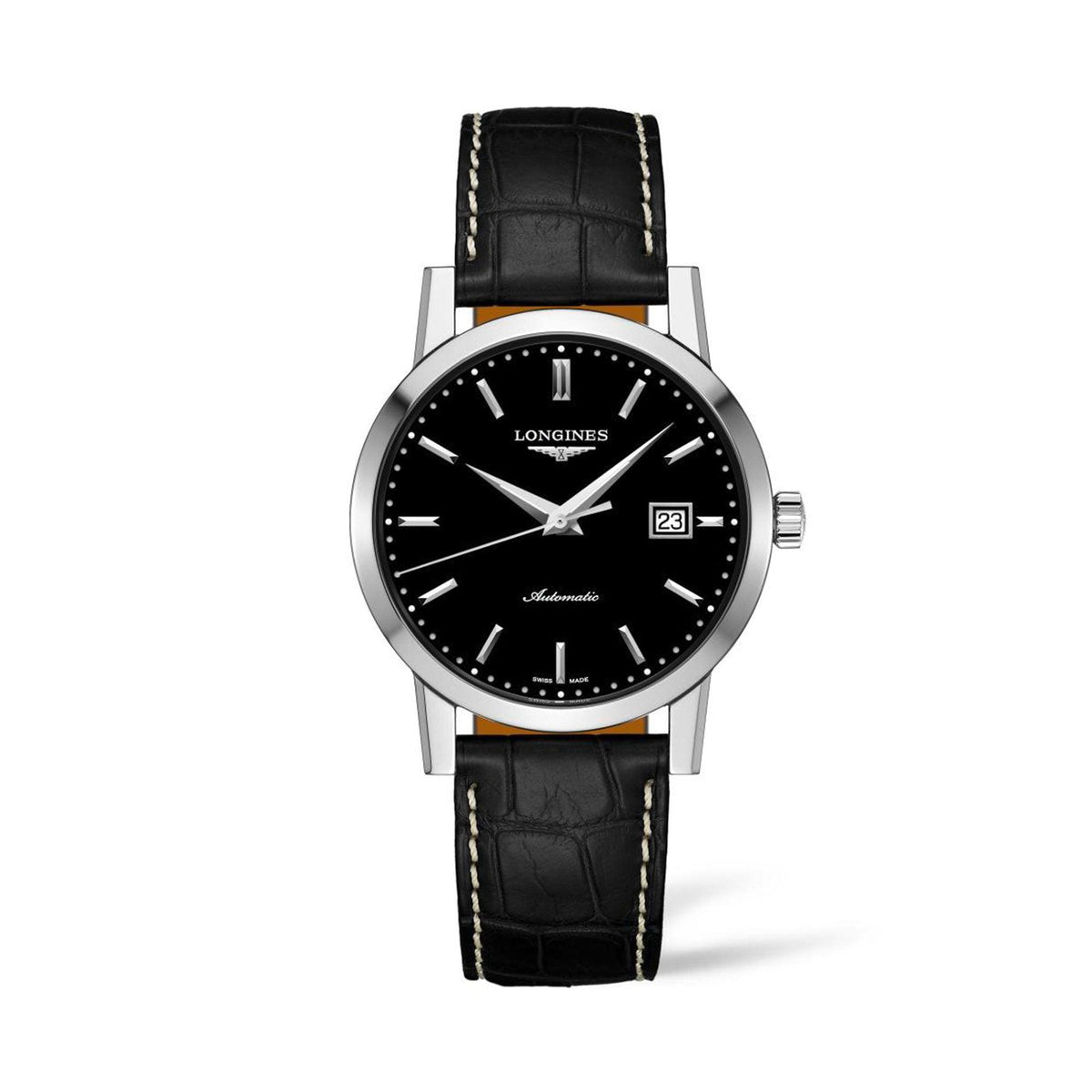 Longines Heritage Men's 40mm Automatic Watch L4.825.4.52.0 - Wallace Bishop