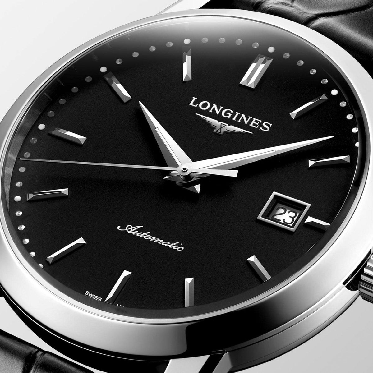 Longines Heritage Men's 40mm Automatic Watch L4.825.4.52.0 - Wallace Bishop