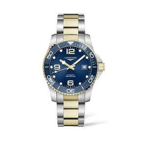 Longines Hydro Conquest Men's 41mm Stainless Steel & Yellow IP Automatic Watch L3.781.3.96.7 - Wallace Bishop