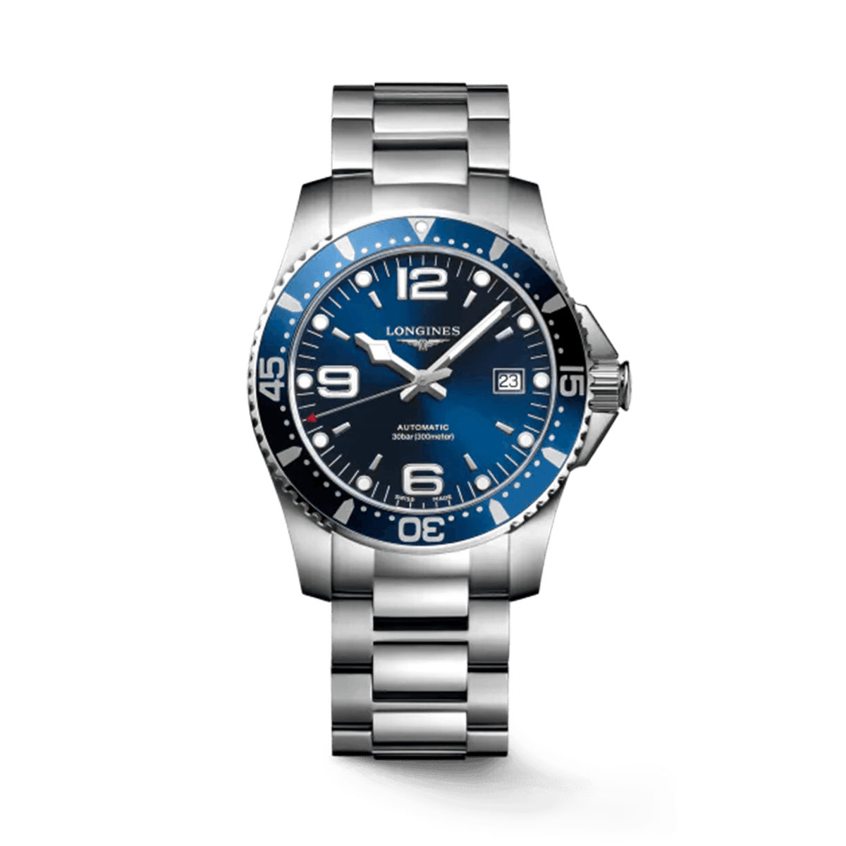 Longines HydroConquest Men's 41mm Stainless Steel Automatic Watch L3.742.4.96.6 - Wallace Bishop